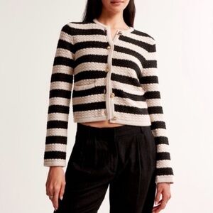 NWOT. Abercrombie & Fitch Striped Cardigan